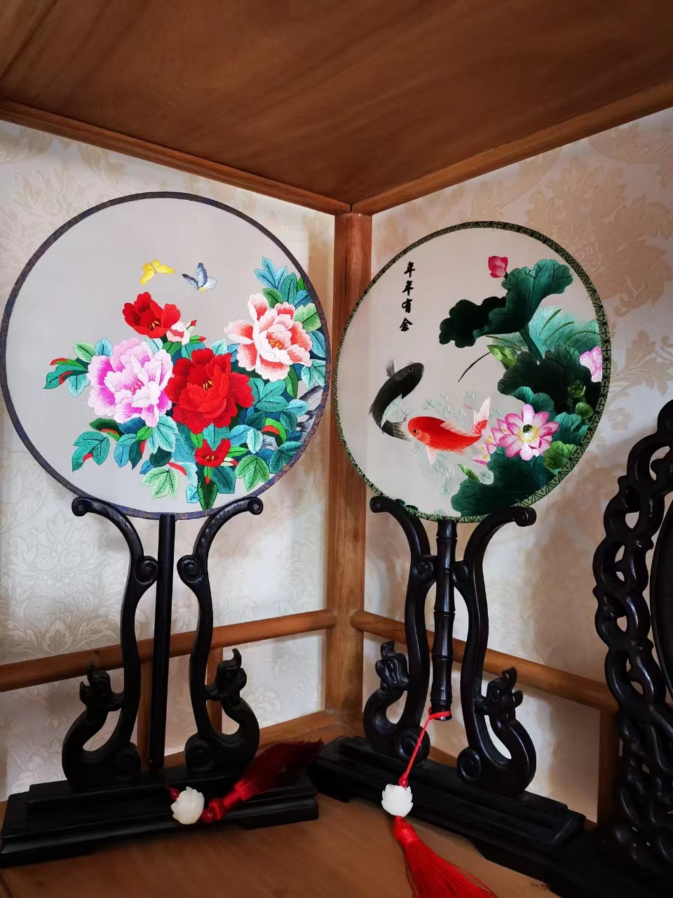 刺绣摆件
