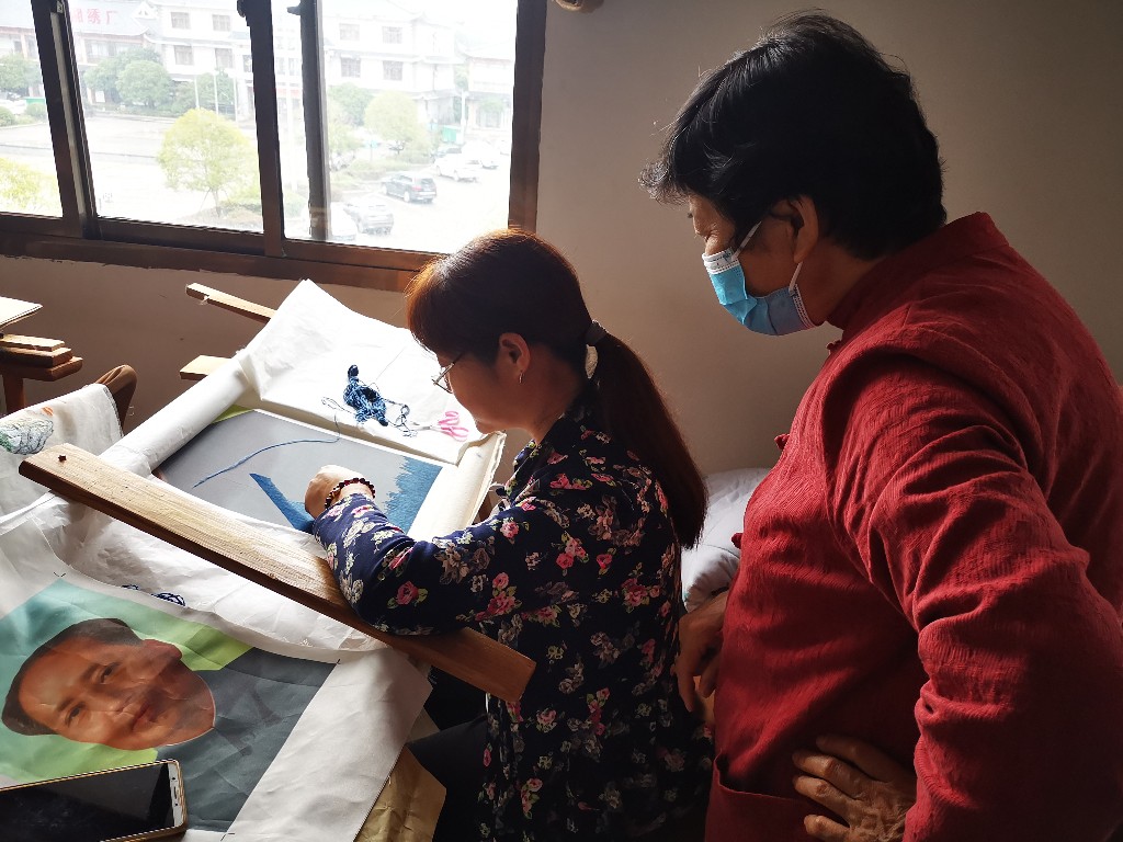 参访学习湘绣，拜访湘绣大师